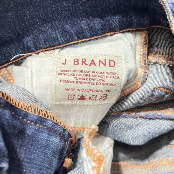 J Brand LOVESTORY Blue Low Rise Wide Leg Jeans Size 26 - Picture 10 of 11